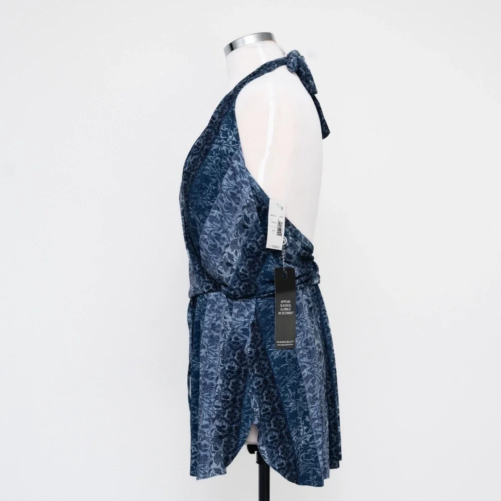 Magicsuit | Ellie Via‎ Roma Halter V-Neck Swim Dress